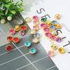 Imitação Taiwan Acrílico Strass Garra Diamante Cesta de Flores Garra Borda Fivela Acessórios de Cabelo Infantil Acessórios de Brinco