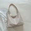 Bolsa de palha estilo coreano Shuai Mi Jia, nicho casual, bolsa balde trançada para mulheres, nova bolsa de ombro da moda, para o dia a dia