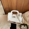 2026 Nuevo Bolso de Mano con Asa de Cadena Tejida de Lujo, Bolso de Hombro Cruzado de Gama Alta de Nicho para Mujer
