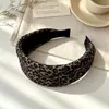 Faixa de Cabeça Cinza Série Cinza de Pelúcia com Aba Larga para Mulheres, Acessório de Cabelo de Alto Volume Outono e Inverno, Nova Faixa de Cabeça para Lavar o Rosto