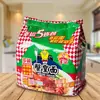 Lucky Macarrão Instantâneo Sabor Ovas de Caranguejo Pacote com 5, Macarrão Instantâneo Nostálgico, Macarrão Crocante, Lanche da Madrugada, Pão Seco de Anhui, Frete Grátis