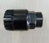 Herramienta para Eje de Pedalier de Bicicleta de Montaña Llave de Vaso para Piñón de Cadena para Desmontaje e Instalación de Eje de Pedalier de Agujero Cuadrado Estriado, Herramienta de Reparación y Mantenimiento de Bicicleta