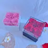 Amazon Transfronteiriço Balde Quadrado Abraço Rosa Eterna Presentes do Dia dos Namorados Chinês Enfeites de Presente Criativos