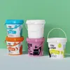 Cubos de Embalaje de Plástico Transparente de Grado Alimenticio Personalizados Ruitu, Apertura de Molde, Diseño Gratuito de Patrones, Calificaciones Completas