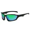 Óculos de sol polarizados coloridos com revestimento para equitação, óculos de sol para homens e mulheres, óculos de sol à prova de vento para esportes ao ar livre, atacado