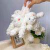 Peluche de Conejo de Orejas Caídas Llavero Colgante Muñeca Pareja de Conejos Decoración de Mochila Regalo de Cumpleaños Máquina de Garra