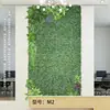 Pared Vegetal Simulada, Pared de Plantas Verdes, Accesorios de Decoración de Fondo de Césped para Exteriores y Interiores