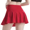 Pantalones Falda de Tenis Deportivos Transfronterizos para Mujer, Falda Fitness de Verano de Cintura Alta Levanta Glúteos, Falda de Yoga Plegada Anti-Exposición para Entrenamiento, Amazon