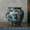 Vaso Cerâmico Estilo Chinês Novo de Jingdezhen para Flores Frescas e Secas, Decorações de Mesa para Hotéis e Pousadas, Sensação de Luxo Leve e Alta Qualidade