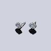 Pendientes Irregulares de Goteo de Aceite para Hombre, Aretes de Clip de Moda y Tendencia de Lujo Ligero, Accesorios para Orejas Versátiles de Diseño de Nicho de Gama Alta Unisex