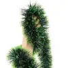 Explosões Natal borda branca verde escuro faixa de cor 9cm borda verde floco de neve lã cerimônia de casamento decorações de feriado flor
