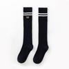 Calcetines bajos para mujer en negro jk Uniforme Calcetines bajos largos de media caña Bordados Modernos Primavera y Otoño Calcetines de algodón para mujer