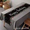 Camino de Mesa Transfronterizo de Nuevo Estilo con Acabado de Alta Gama, Mantel de Cumpleaños de Dibujos Animados, Mantel Individual para Mesa de Comedor, Decoración de Sala de Estar, Decoración de Fiesta, Camino de Mesa Personalizado