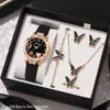 Reloj de Mujer Popular Transfronterizo con Incrustaciones de Diamantes, Reloj de Cinturón de Mujer Moderno y Versátil, Reloj de Cuarzo Casual Simple Estilo Ins