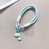 Ins Sayless Funda para Teléfono Móvil Nubes Estrellas Correa de Muñeca Cadena Corta para Colgar Cámara de Teléfono Móvil Colgante Llavero Universal