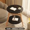 Mesa pequeña, mesa de centro pequeña, mini mesa de noche sencilla para dormitorio, balcón, sala de estar, Internet, mesa auxiliar popular para sofá, mesa redonda pequeña