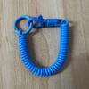 Fábrica de Origem Corda de Mola Plástica Chaveiro Mola Corda Anti-Perda para Celular Cordão de Mola Telescópico Chaveiro Cordão