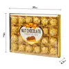 Hong Kong Águia Branca Amante Areia Bola Manteiga de Cacau Subcou Bola de Chocolate Sanduíche de Noz Caixa de Presente de Chocolate Branco