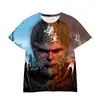 Fábrica de comércio exterior transfronteiriço mito negro Wukong desenho animado jogo 3A periférico tendência de impressão digital 3D Camiseta