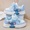 Zapatillas Deportivas para Niñas Dibujos Animados Zapatos Deportivos Infantiles Modelo Nuevo Primavera y Otoño 2026 Malla Antideslizante Suela Suave Velcro Zapatos Escolares