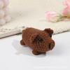 Outono e Inverno boneca criativa desenho animado animal fivela para pendurar no carro lã crochê feito à mão saco de presente ornamentos DIY atacado