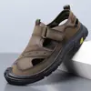 Sandalias de Malla Transpirable de Verano 2026 para Uso al Aire Libre, Zuecos Casuales Huecos de Corte Bajo, Zapatos de Playa Cerrados para Viajes a la Playa