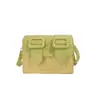 Bolso de mujer 2025 nuevo modelo bolso Cambridge, bolso de hombro y cruzado, bolso mensajero para estudiante, bolso cuadrado pequeño de bloques de color, bolso de axila
