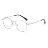 98503 Ultra Light Pure Titanium Óculos Quadro 52 Octógono Polígono Feminino Temperamento Artístico Masculino Estilo Coreano Casual Estudante Moda