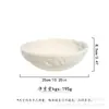 Cesta de Fermentación de Pan Estilo Europeo Redonda Ovalada Herramienta de Fermentación de Masa Cesta de Fermentación de Ratán Juego de Cestas para Hornear
