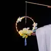 Linterna de Flores Estilo Antiguo Hanfu Linterna de Mano Mariposa Linterna de Flores Luminosa Accesorio para Fotografía Linterna de Palacio Adorno Colgante Accesorios Ya