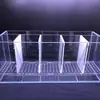Tanque de Cría de Aislamiento de Múltiples Compartimentos de Escritorio de Acrílico para Bettas, Filtración, Paisajismo, Acuario Ecológico y Otros