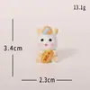 Novo Micro-Paisagem Criativo Cavalo Dragão Branco Figura Fofa Decoração DIY Acessório de Sacola Surpresa Ornamento de Mesa para Carro