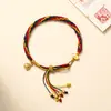 Festival do Barco-Dragão Pulseira de Corda Colorida Feita à Mão Produto Acabado DIY Estilo Étnico Pulseira da Reencarnação Corda Colorida Atacado