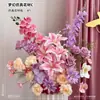 Juego de Flores Artificiales para Mesita de Noche de Boda, Arreglo para Mueble de TV de Sala de Estar de Boda, Arreglo Floral, Fábrica de Decoración Floral de Boda para Dormitorio