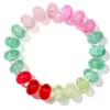 Pulsera de Resina con Cuentas para Comercio Exterior de Amazon, Moderno Estilo Nuevo, Estilo Casual de Playa Simple Moderno, Pulsera a Juego para Mujer