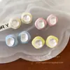 Pendientes Irregulares de Esmalte Dopamina Drip para Primavera y Verano para Mujer, Pendientes de Tachuela con Diseño Dulce de Nicho, Pendientes Extremadamente Hermosos y Únicos