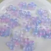 22mm Flor Completa DIY Hecho a Mano Pétalo de Flor de Vidrio Pasador de Pelo Material Centro de Estambre de Flor Flor Grande de Cinco Pétalos
