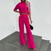 Conjunto Casual Feminino de Duas Peças Moda Amazon Transfronteiriça 2025 Roupas Femininas