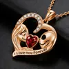 Collares Transfronterizos para Mujer, Collares con Colgante de Personajes de Dibujos Animados de Diseño de Nicho, Cadenas Ligeras de Lujo para Clavícula de Nicho, Collares de Corazón