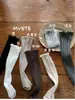 Suministrados directamente de fábrica, calcetines de algodón peinado con volantes para niña, estilo vintage MY878, calcetines apilables infantiles estilo coreano