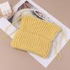 Boné de lã com borla feminino, chapéu de orelha de gato tricotado para outono e inverno, proteção engraçada para orelhas, boné de malha quente, coreano, para todos os tipos de combinações