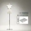 Maniquí Plano de Torso de Hombre Estilo Nuevo para Exhibición de Ropa de Mujer, Maniquí Plano de Medio Cuerpo para Escaparate