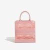 Cesta de Compras Estilo Novo Verão 2025, Bolsa Tote de Gelatina, Cesta de Grande Capacidade, Cesta de Armazenamento, Bolsa Infantil, Bolsa de Praia Vazada