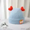 Gorros de Lana para Bebés Recién Nacidos y Niños Pequeños, Gorros de Punto Lindos y Cálidos de Invierno para Niños y Niñas, Gorros Infantiles de Nuevo Estilo Coreano