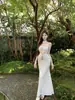 Traje de Baño de Dos Piezas con Falda Triángulo Estilo Nuevo 2026 para Mujer, Oculta el Vientre y Adelgaza, Adecuado para Vacaciones en la Playa y Baño en Aguas Termales [Disponible para Dropshipping]