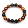 Ojo de Tigre Tricolor Ojo de Tigre Dorado Ojo de Tigre Tricolor Ojo de Tigre Rojo Ojo de Tigre Amarillo Color de Piedra Pulsera de Ojo de Tigre Pulsera