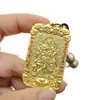 Tío Wu de Cobre Dios de la Riqueza Zhao Gongming Token Atrae-Riqueza Monedas de los Cinco Emperadores Juego de Tres Piezas Llavero Zhiwei Orden Imperial Accesorio Colgante