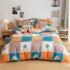Ropa de cama de tela de cachemir a base de plantas engrosada cepillada de alto peso, cómoda, transpirable, no produce sudoración, adecuada para el hogar, casas de huéspedes y fundas de edredón para estudiantes