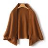 Outono e inverno Nova camisola de lã das mulheres xale de malha multi-funcional capa casaco top cachecol dual-use cardigan exterior