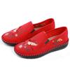 Nuevos Zapatos Bordados de Estilo Étnico de Verano para Mujer, Zapatos de Malla, Suela Suave, 23 Zapatos de Tela del Viejo Beijing para Mujer, Zapatos Individuales para Mujer, Zapatos de Malla Voladora Transpirables
